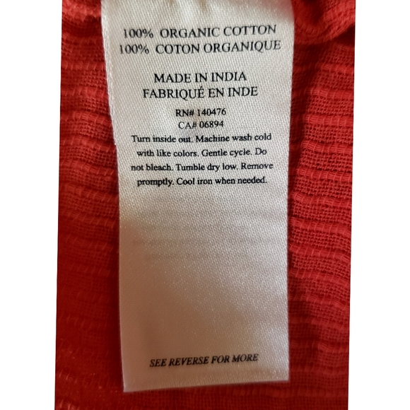 Faherty Pink Ruffle Blouse - Picture 10 of 11